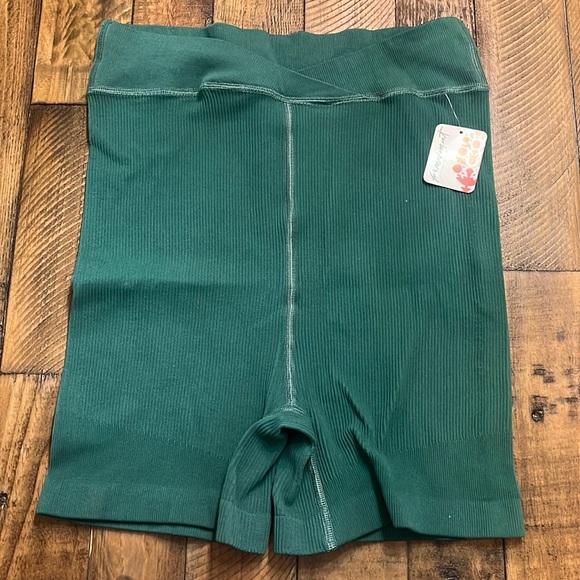 FP Movement by Free People Pants - [FP Movement] Ribbed BiKe Shorts